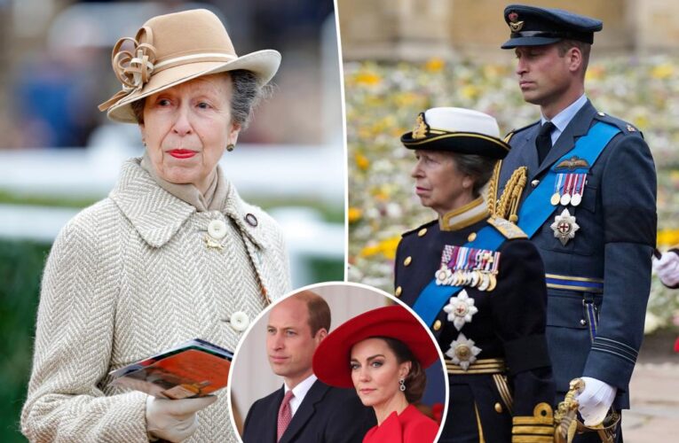 Prince William ‘too tied up’ as ‘reliable’ Princess Anne is the only person who can save the royals: expert