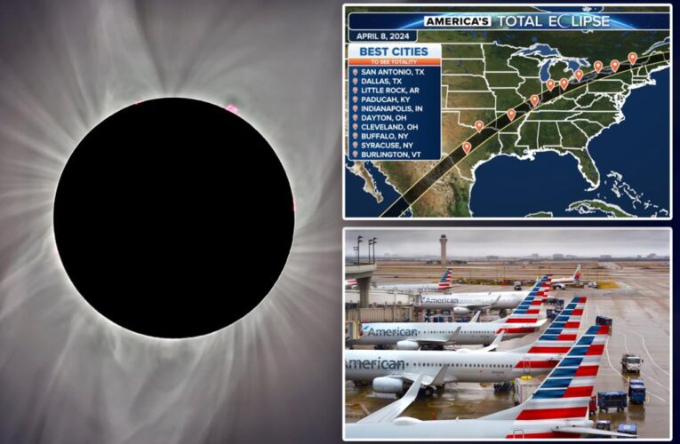 FAA warns of impacts to air travel during Great North American Eclipse