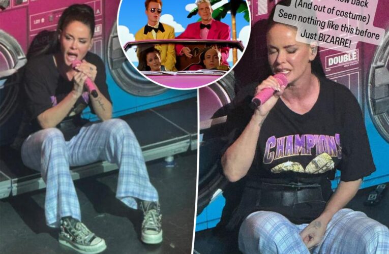 Pop act Aqua leave Perth fans stunned after singer performs while crying in her pyjamas