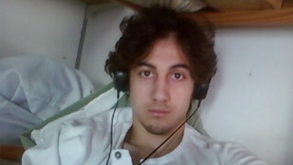 Boston Marathon bomber wearing headphones