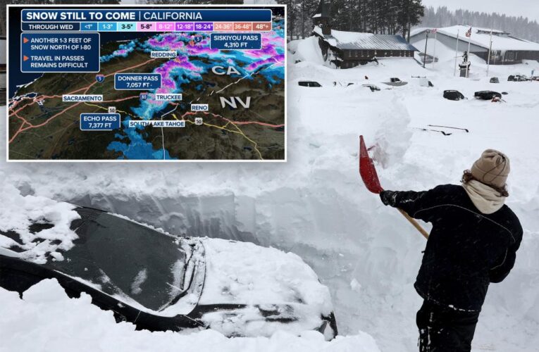 More snow expected to slam California mountains after nightmare blizzard