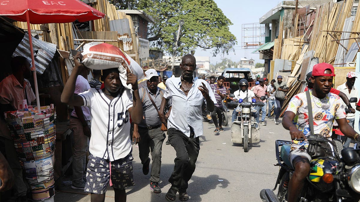 Gunfire in Port-au-Prince, Haiti