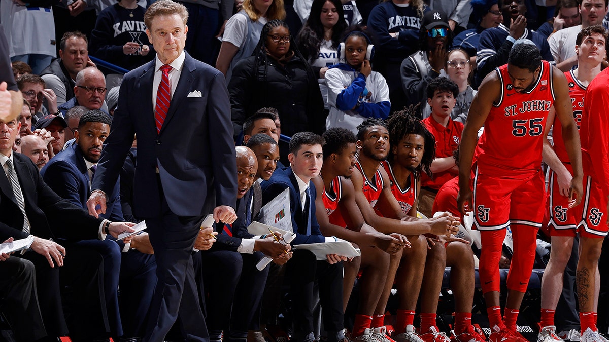 Rick Pitino on the sideline