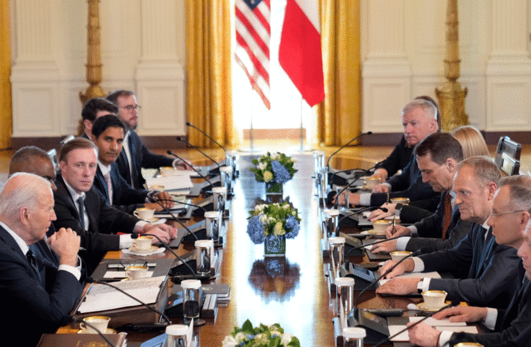 In White House visit, Polish president pushes NATO to ramp up spending, calls on US to fund Ukraine