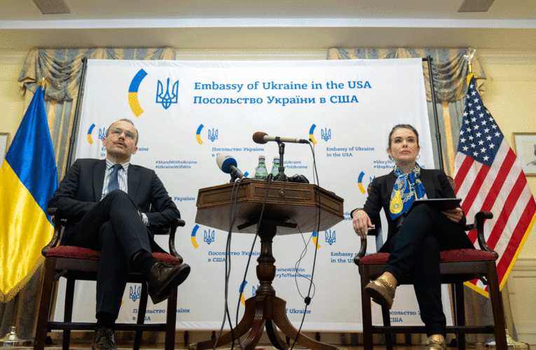 Ukrainian ministers ‘optimistic’ about securing U.S. aid, call for repossession of Russian assets