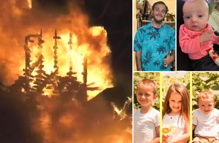 Father Tyler King and four kids killed in Penn, house fire