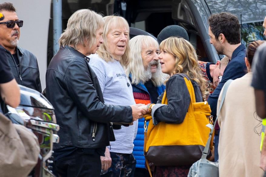 Harry Shearer, Michael McKean, Christopher Guest, Kerry Godliman, and Chris Addison.