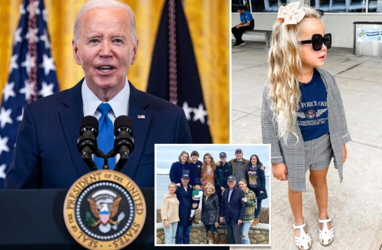 Biden doesn’t acknowledge fifth granddaughter – fathered out-of-wedlock by Hunter – at Women’s History Month event 