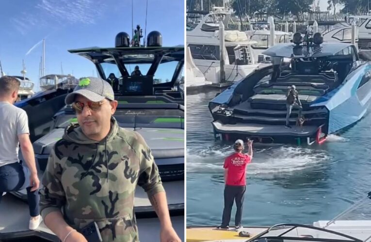 California yacht owner Ajay Thakore threatens dock worker before dropping pants