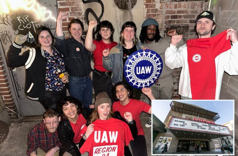 Brooklyn movie theater workers ‘victimized by Barbenheimer’ vote to unionize