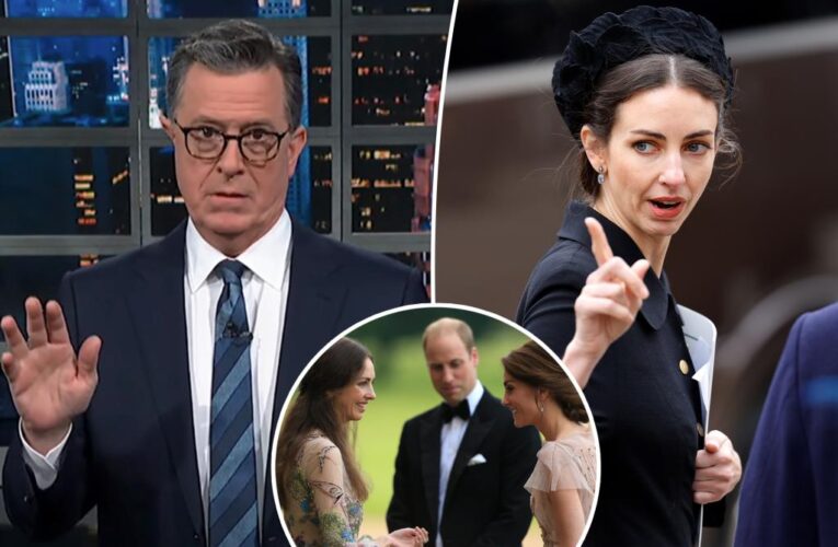 Rose Hanbury sends legal notice to Stephen Colbert over Prince William affair joke: report