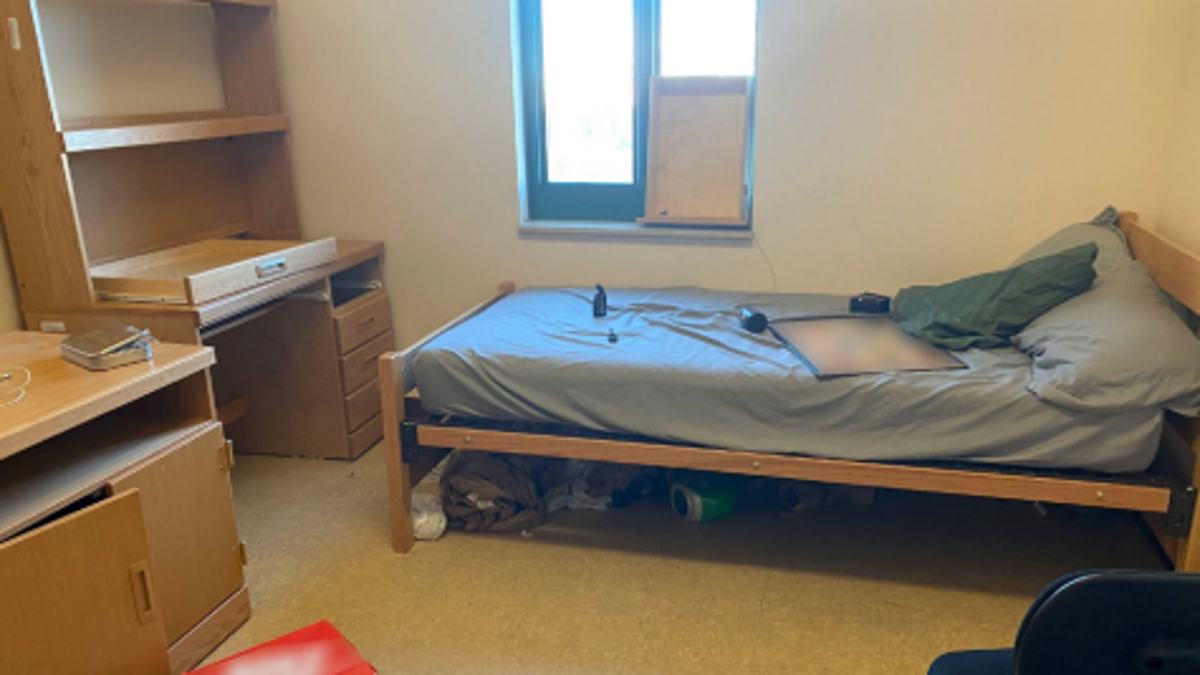 Military barracks squatter possessions