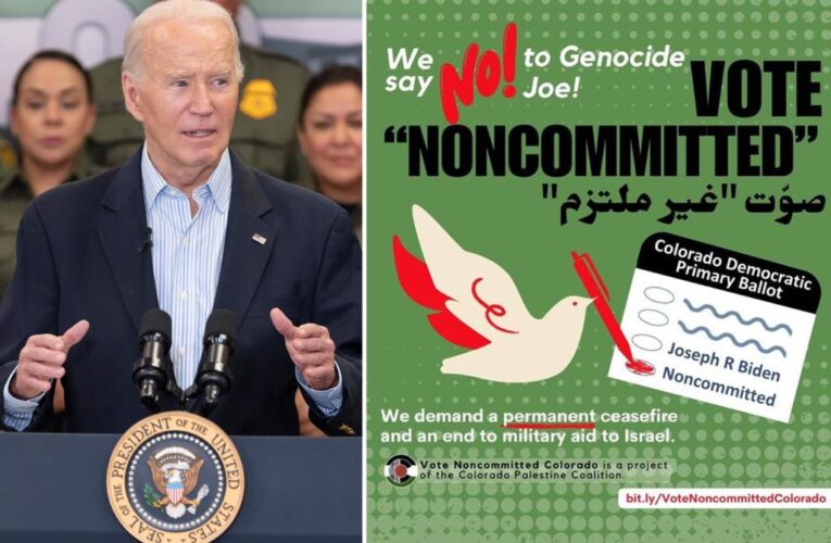 Left-wing Colorado activists opposing Biden launch ‘Vote Non-committed’ campaign ahead of Super Tuesday primary