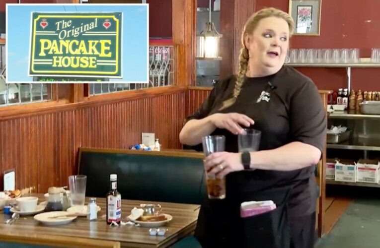 Indiana pancake house waitress nonchalantly rescues choking boy
