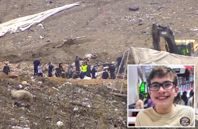 Investigators comb through landfill in search for missing teen Sebastian Rogers