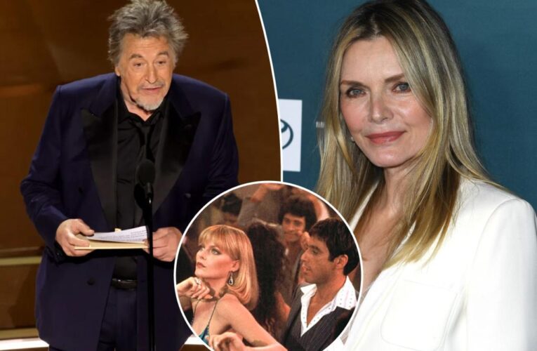Michelle Pfeiffer misses Oscars, reunion with ‘Scarface’ co-star Al Pacino for ‘personal family reasons’: report