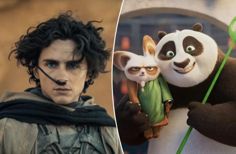 ‘Kung Fu Panda 4′ opens No. 1, while ‘Dune: Part Two’ stays strong