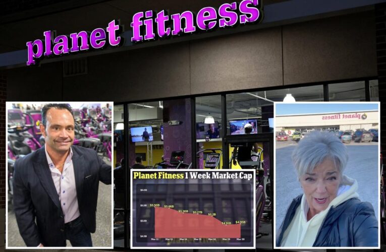 Planet Fitness plummets drops after defending male photographed shaving in woman’s locker room