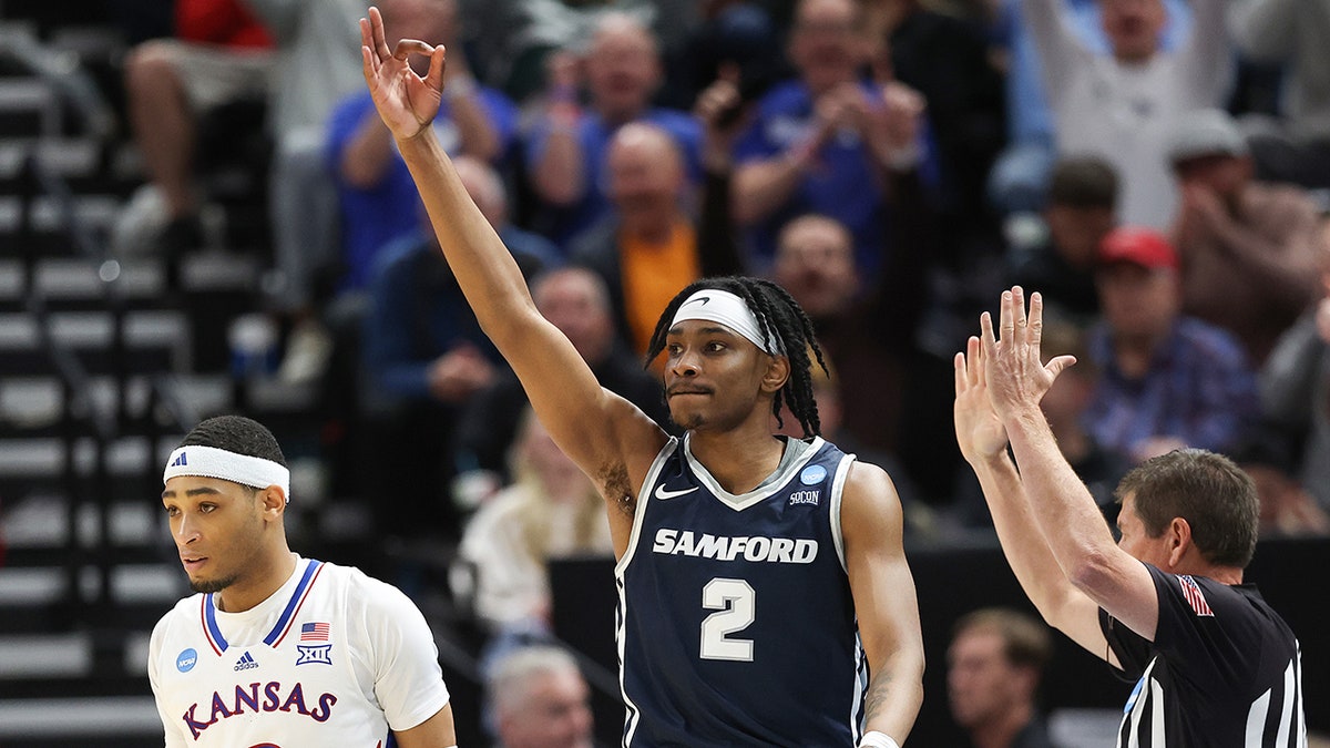 Jaden Campbell celebrates