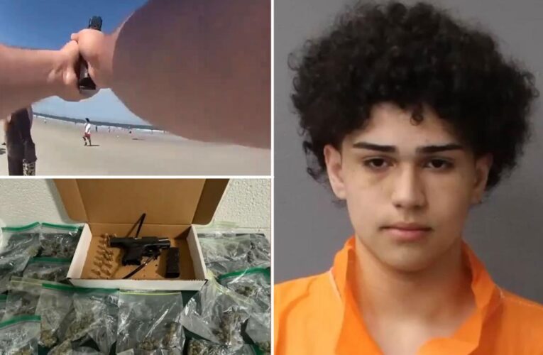 Teen sends Florida spring break into chaos after pulling gun on packed beach, running through crowd with weapon: cops