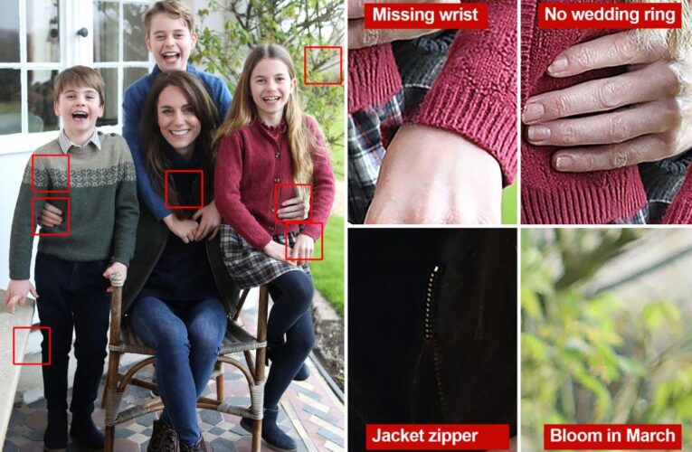 10 clues that Kate Middleton’s family photo was doctored