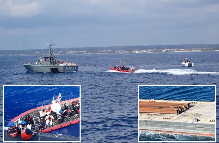 Coast Guard intercepts 101 US-bound migrants in boats on the high seas, then sends them back home