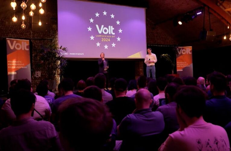 Volt party presents ‘symbolic’ transnational list in EU elections