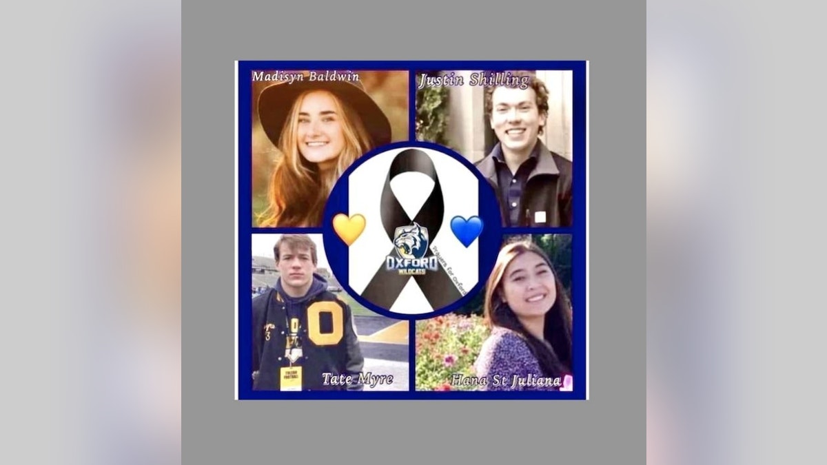 This images shows the four victims of the November 2021 Oxford High School shooting.