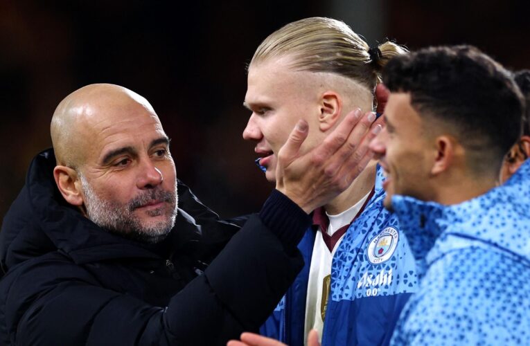 Pep Guardiola defends ‘best striker in the world’ Erling Haaland after Roy Keane ‘like a League Two player’ comments