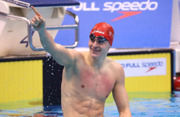Oliver Morgan qualifies for Paris 2024 Olympics in style after breaking British 100m backstroke record