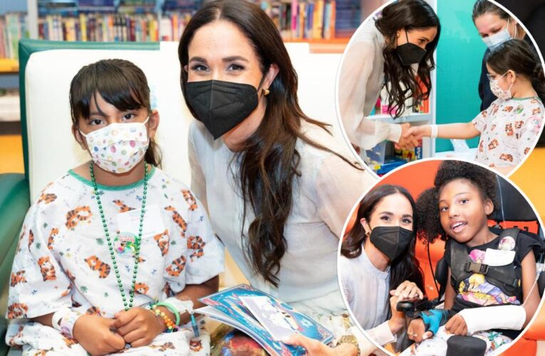 Meghan Markle channels Princess Diana as she reads at Children’s Hospital in Los Angeles