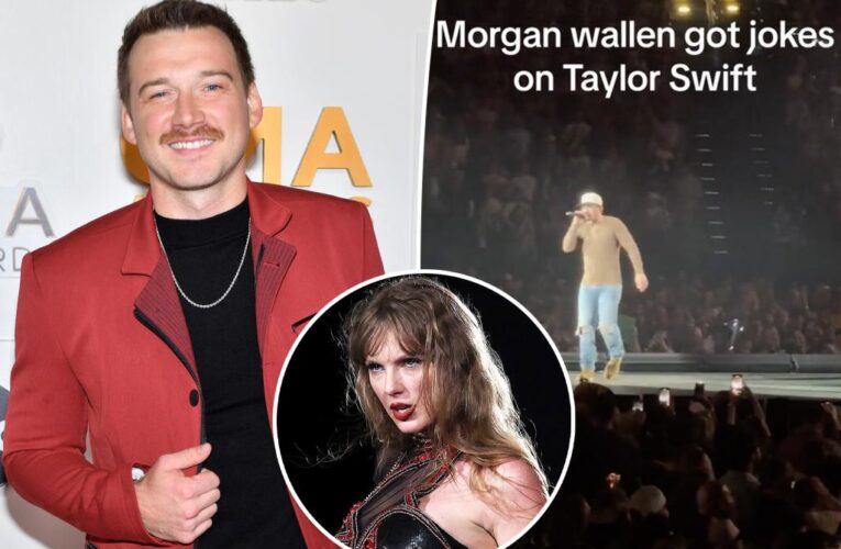 Morgan Wallen chastises fans after they boo Taylor Swift during show