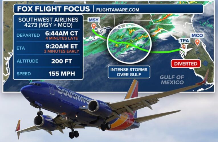 Southwest flight makes emergency landing in Florida due to turbulence