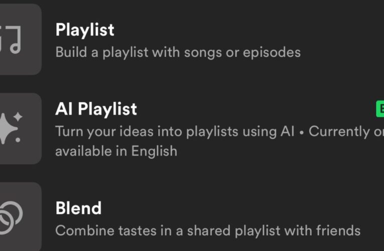 Spotify’s latest AI feature builds playlists based on text descriptions