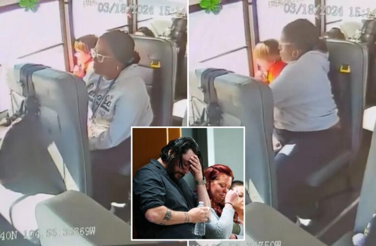 Denver mother releases video of her autistic son being hit by an aide on a school bus to raise awareness